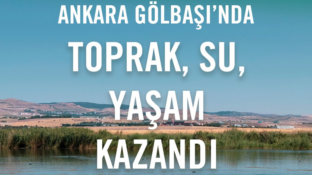 Ankara Gölbaşı’nda doğa kazandı: TEMA Vakfı duyurdu