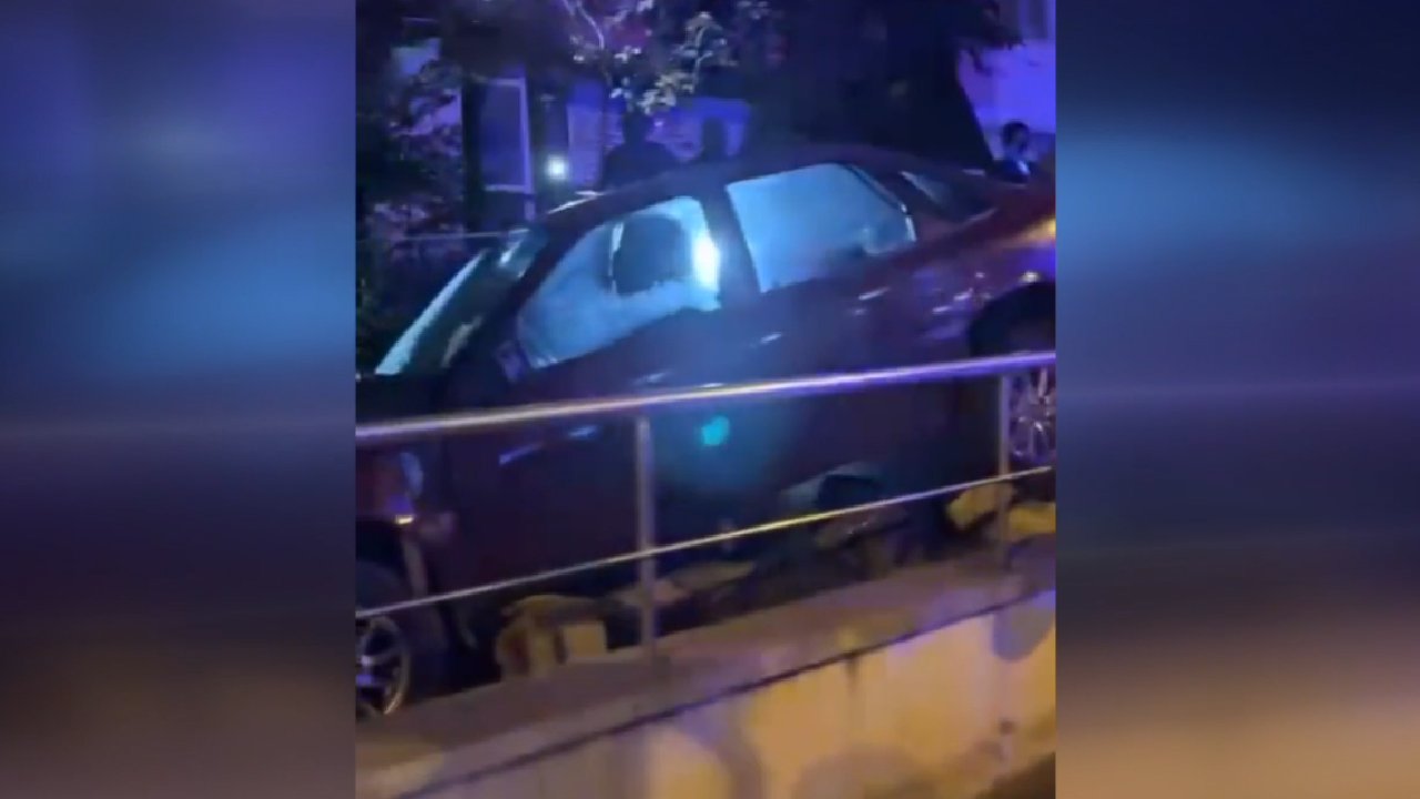 Mamak’ta yürekleri ağza getiren kaza: Neyse ki ucuz atlatıldı