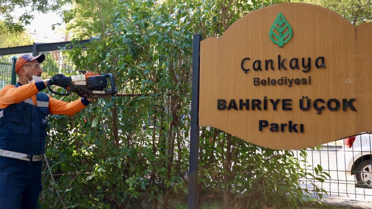 Bahriye Üçok Parkı baştan aşağı yenileniyor