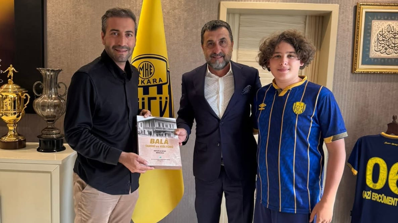 Balalılardan Ankaragücü'ne ziyaret: Destek sözü verdiler
