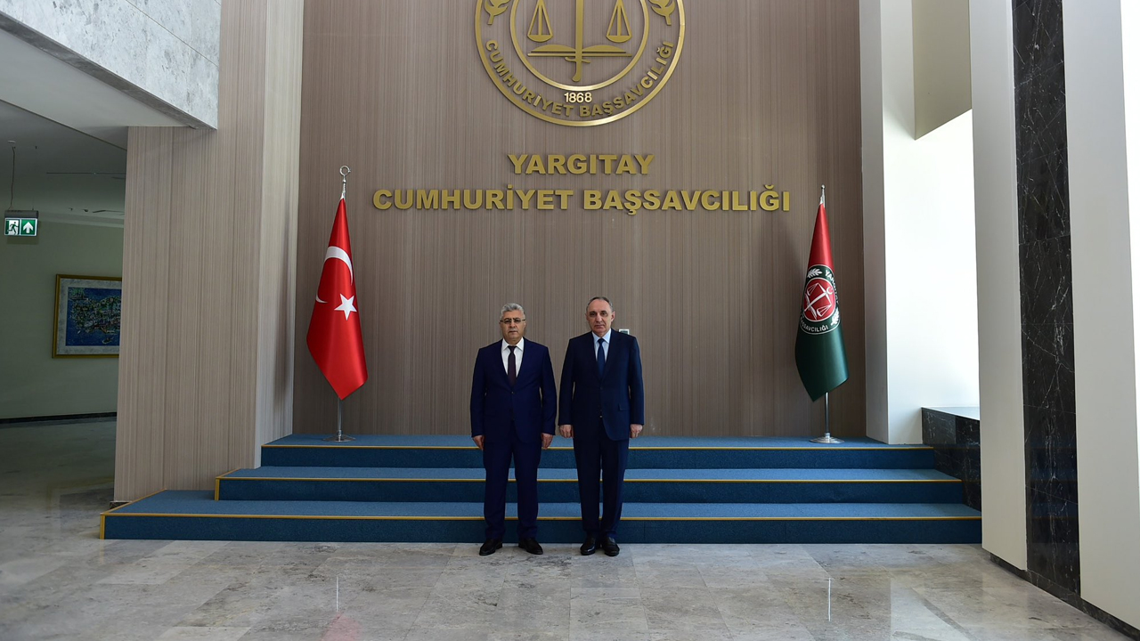 Azerbaycan Başsavcısı Kamran Aliyev Yargıtay’ı ziyaret etti