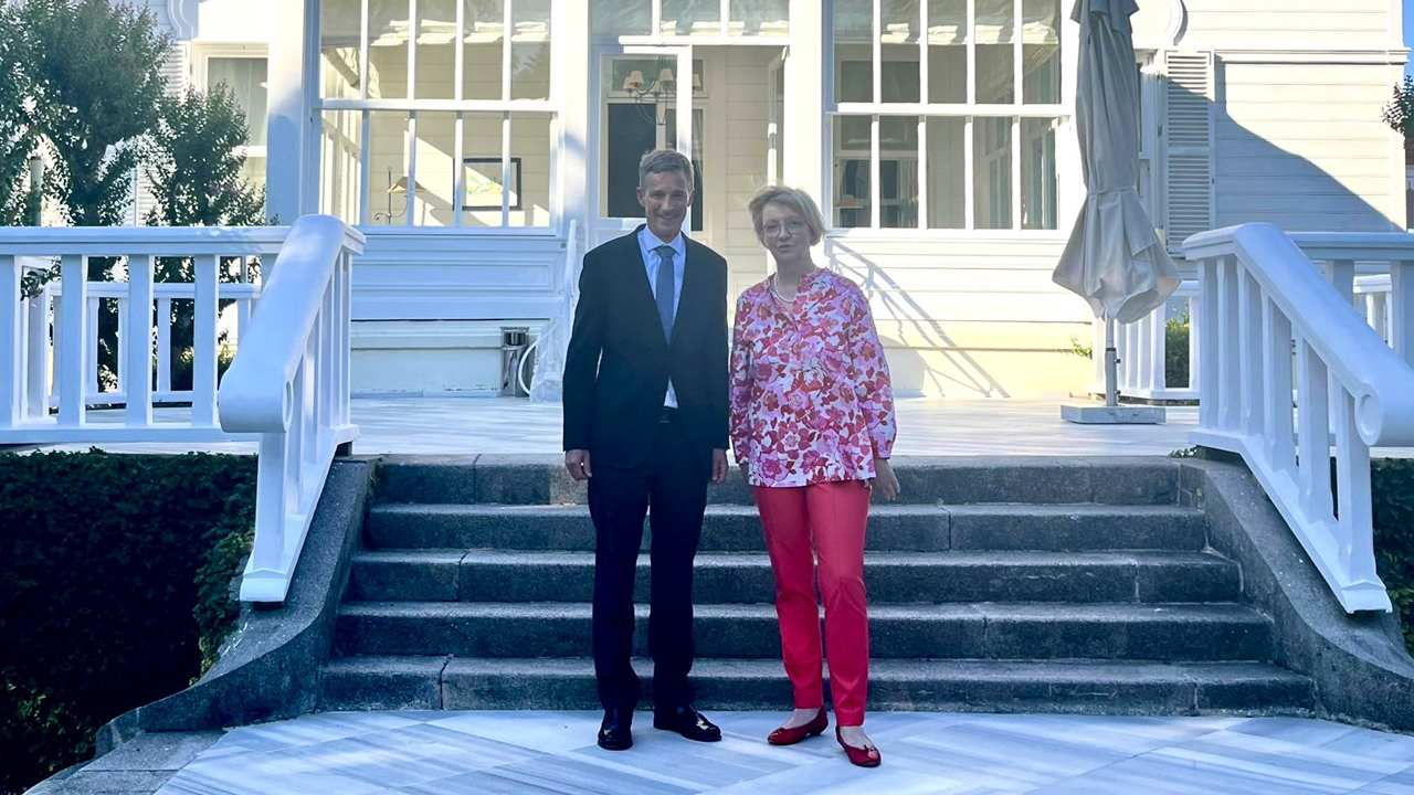 Almanya’nın Ankara Büyükelçisi Sorg, genel müdürü ağırladı