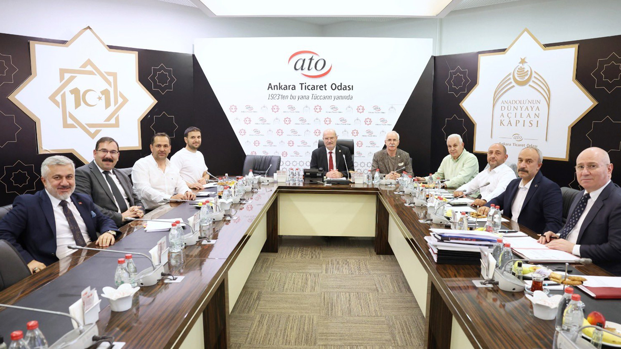 Ankara Ticaret Odası'nda yönetim kurulu toplantısı yapıldı