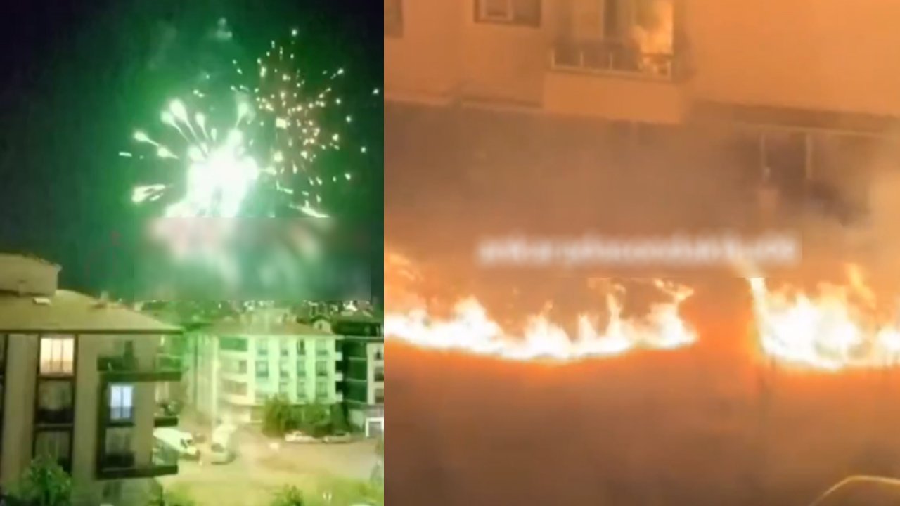 Bu ne sorumsuzluk? Az kalsın mahalleyi yakıyorlardı