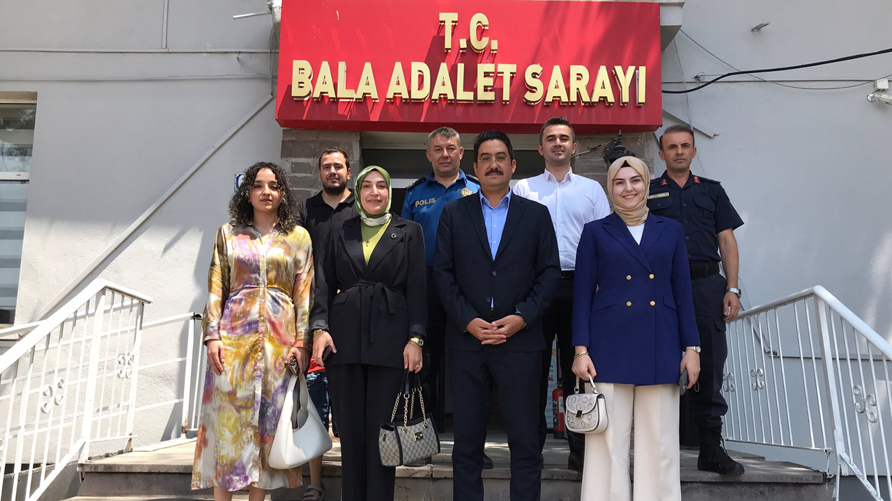 Bala Kaymakamı ilçeye yeni atanan Cumhuriyet Savcısı'nı ziyaret etti