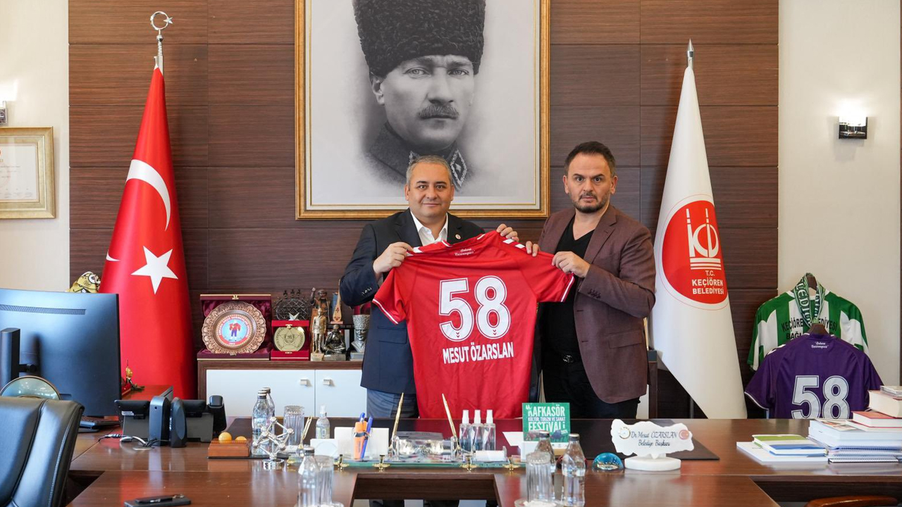 Başkan Özarslan Keçiörengücü heyetini ağırladı