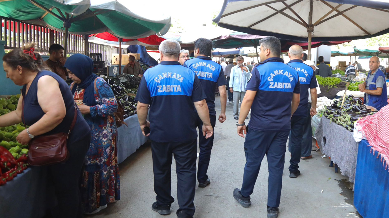 Çankaya'da zabıta sahaya indi: Pazaryerleri sıkı denetleniyor