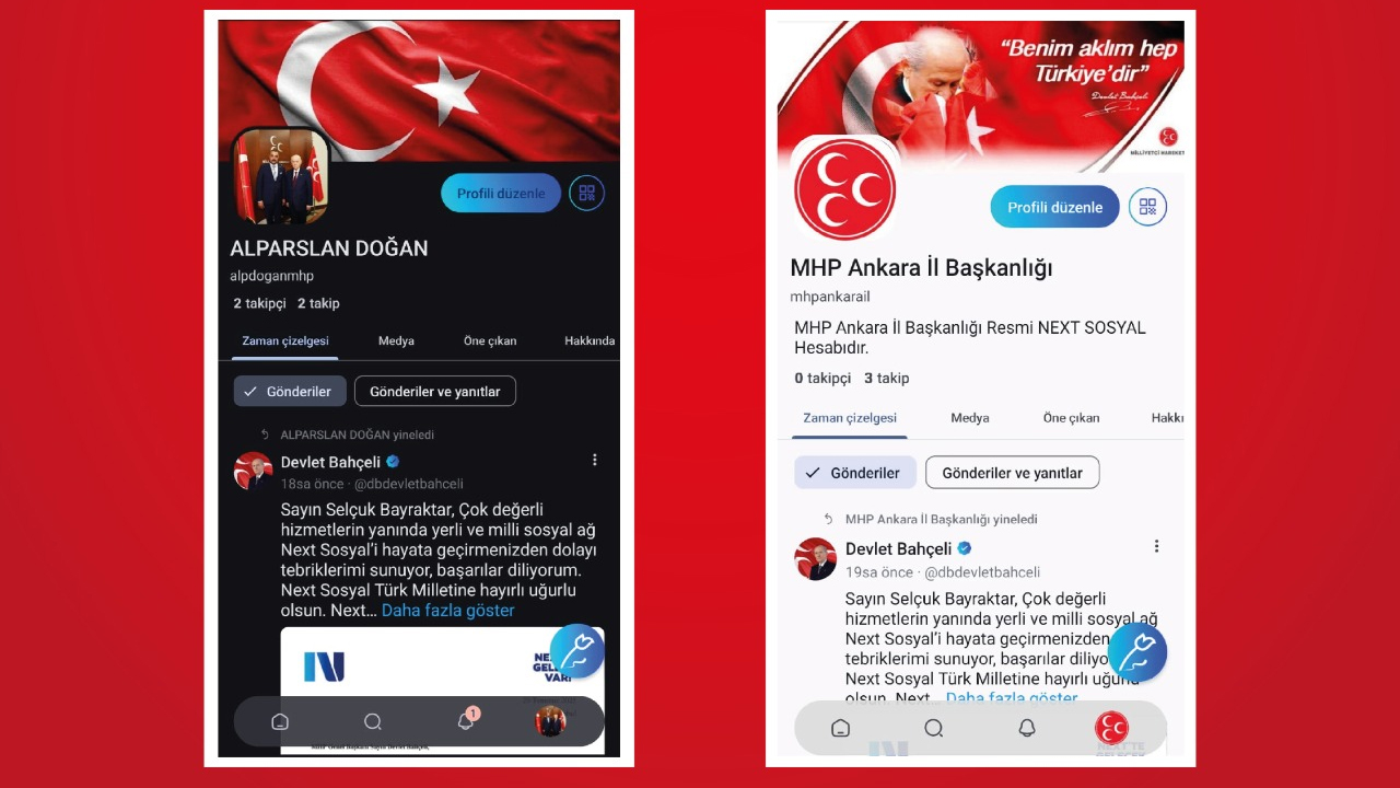 MHP Ankara İl Başkanlığı Next Sosyal'a katıldı