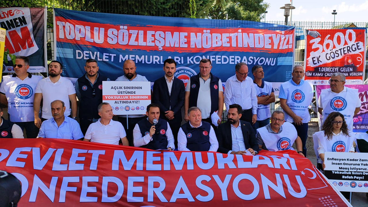 TEÇ-SEN Başkanı Demirel: Nöbetimiz haklarımızı alana kadar sürecek