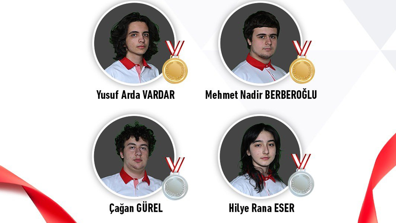 TÜBİTAK destekli öğrencilerden Biyoloji Olimpiyatı’nda büyük başarı