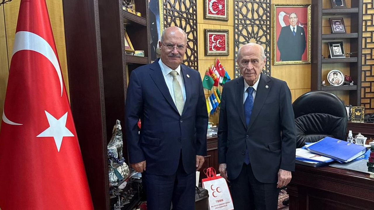 Ankaralı patronlar MHP Lideri Devlet Bahçeli’yi ziyaret etti