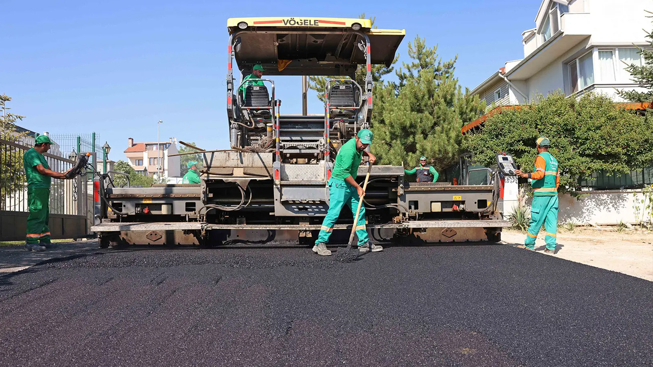 Çankaya'nın 8 mahallesinde asfaltlar baştan aşağı yenilendi