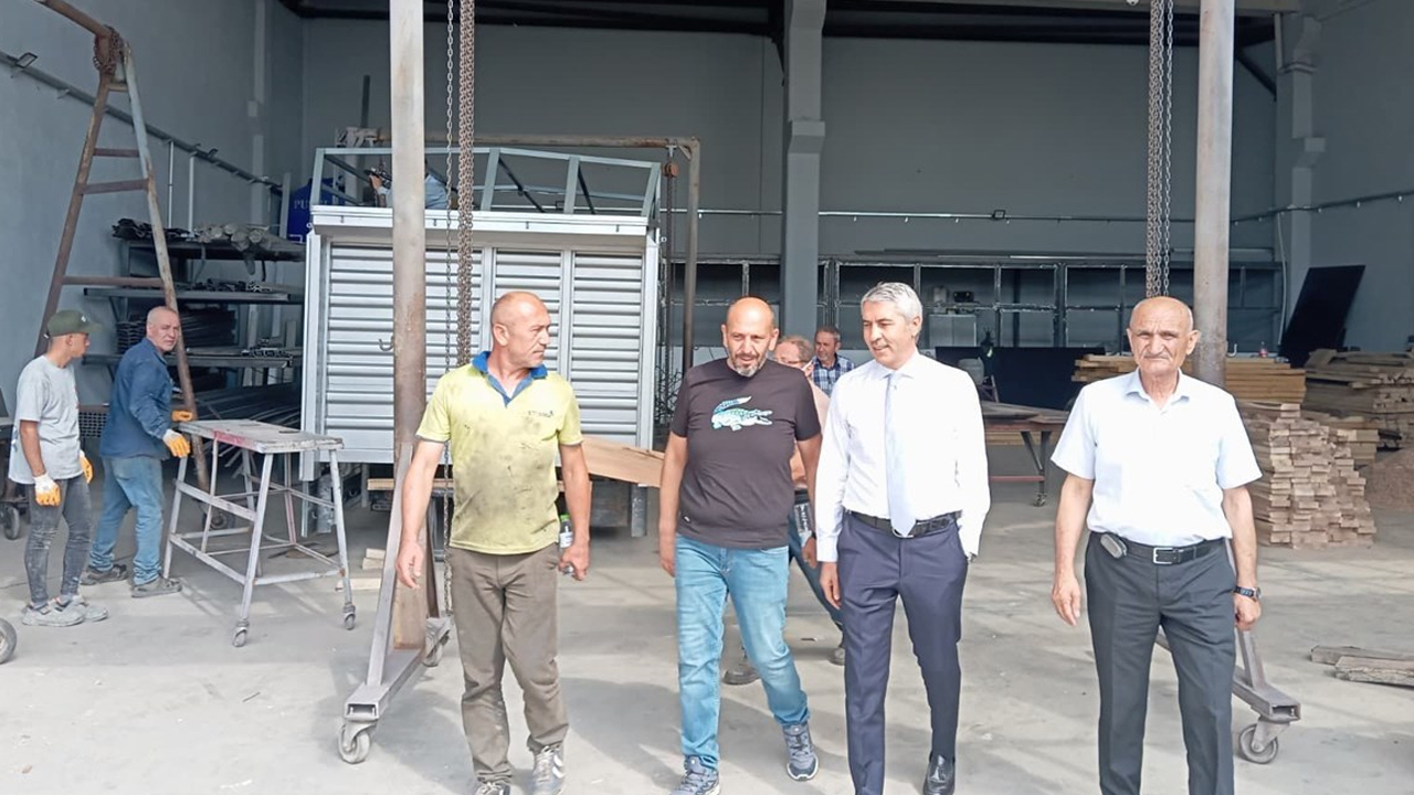 Gölbaşı Kaymakamı Ünal Coşkun ilçedeki sanayicilerle buluştu