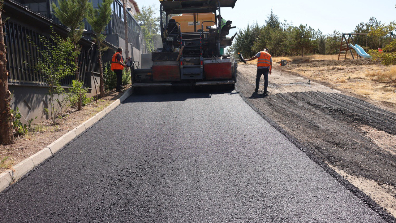 Çankaya 2782. Sokak'ta asfalt çalışması tamamlandı