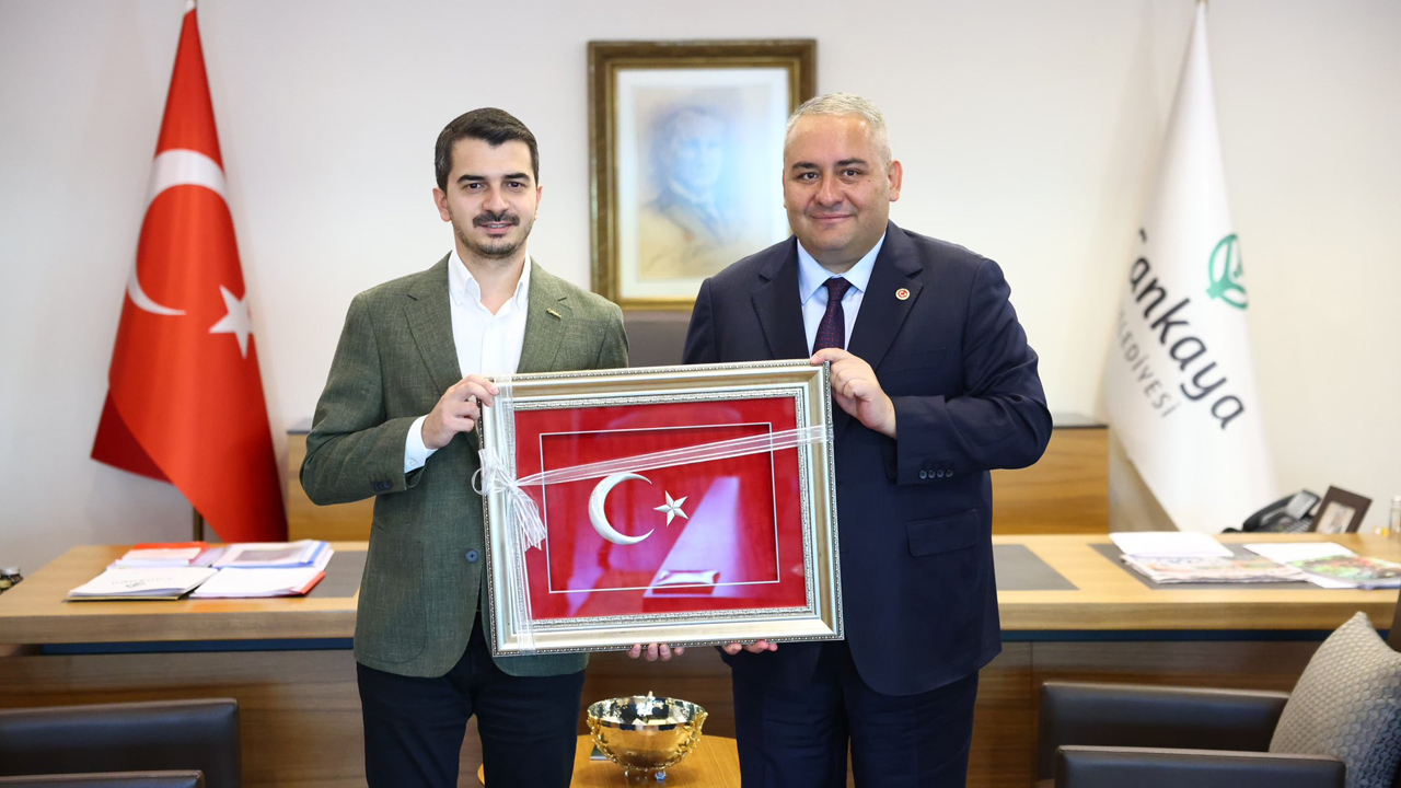Çankaya ve Keçiören Belediye Başkanları makamda bir araya geldi