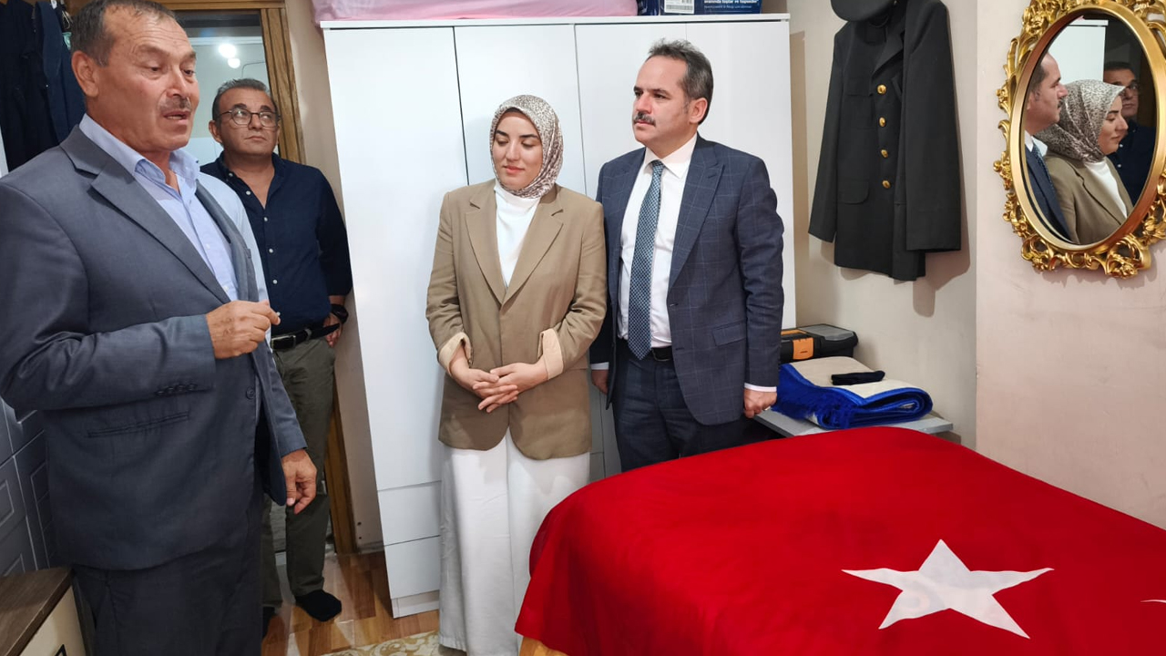 Mamak'ın yeni Kaymakamı şehit ailelerini ziyaret etmeye devam ediyor