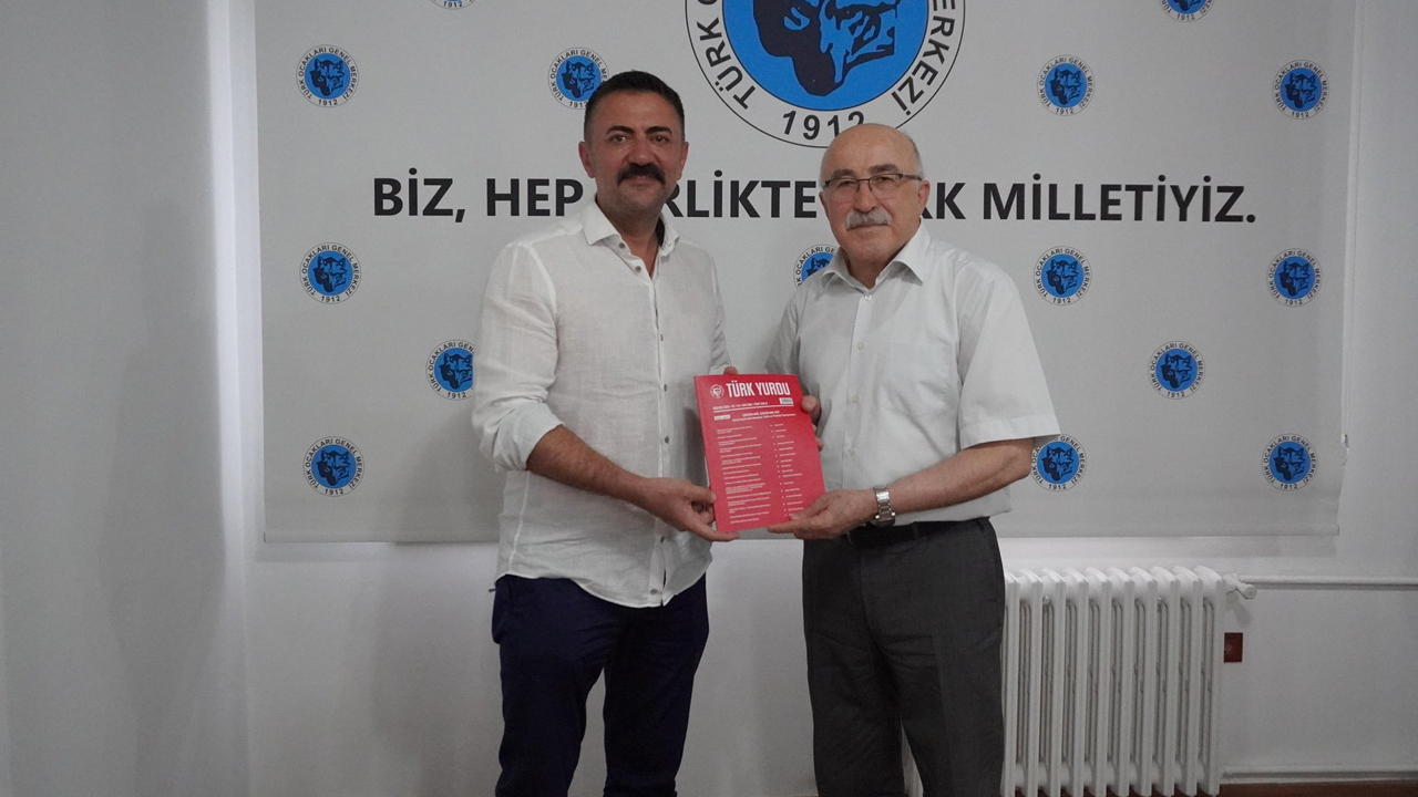 Eski Tunceli Valisi Tekbıyıkoğlu’ndan Türk Ocakları'na ziyaret