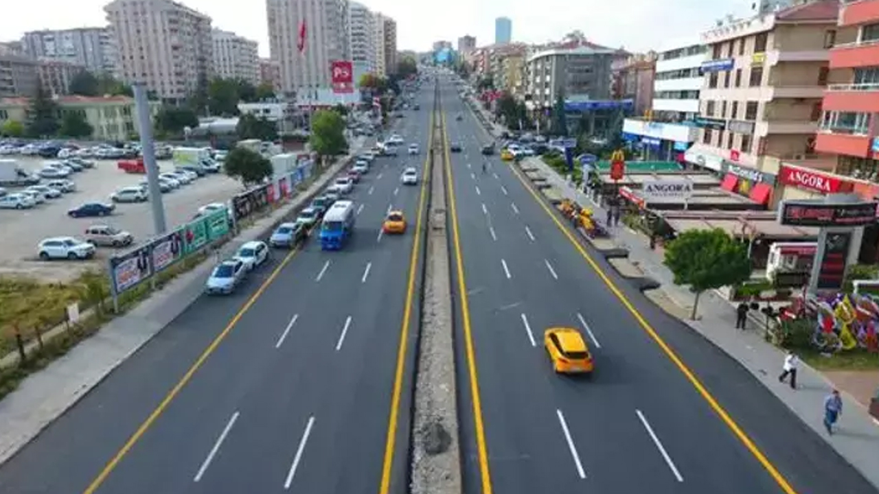 Ankara'da Turan Güneş Bulvarı trafiğe kapatılıyor: Asfalt yenilenecek