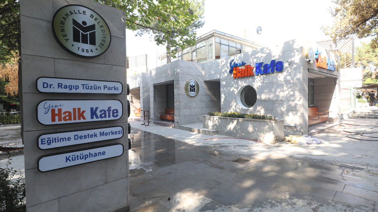 Yenimahalle Çankaya'yı takip ediyor: Halk Kafe açılacak