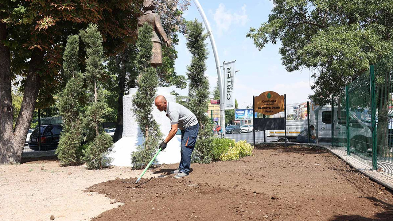 Çankaya’da Bahriye Üçok Parkı yenilendi: Yatırım devam ediyor