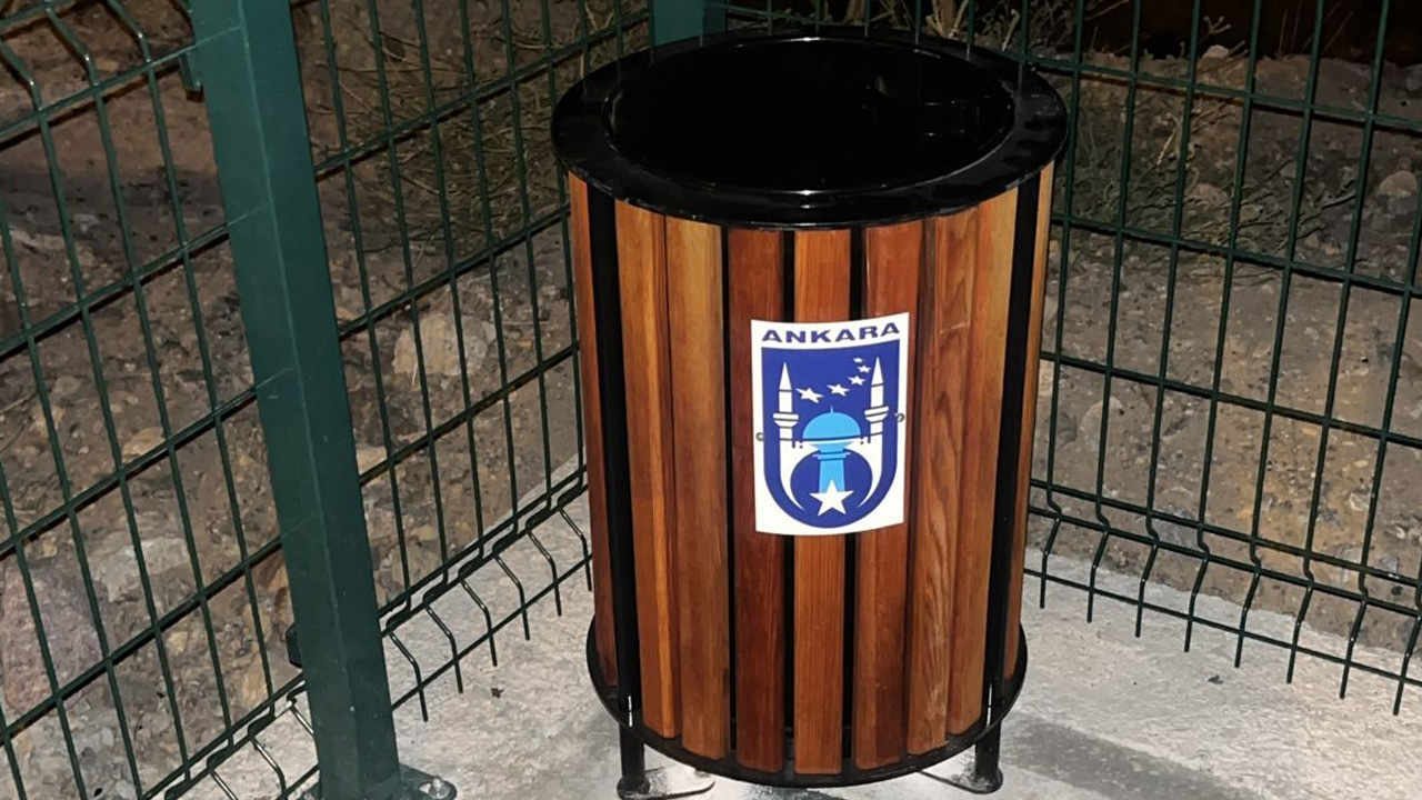 Şikayet edilmişti: Çankaya Mirabal Kardeşler Parkı'na çöp yerleştirildi