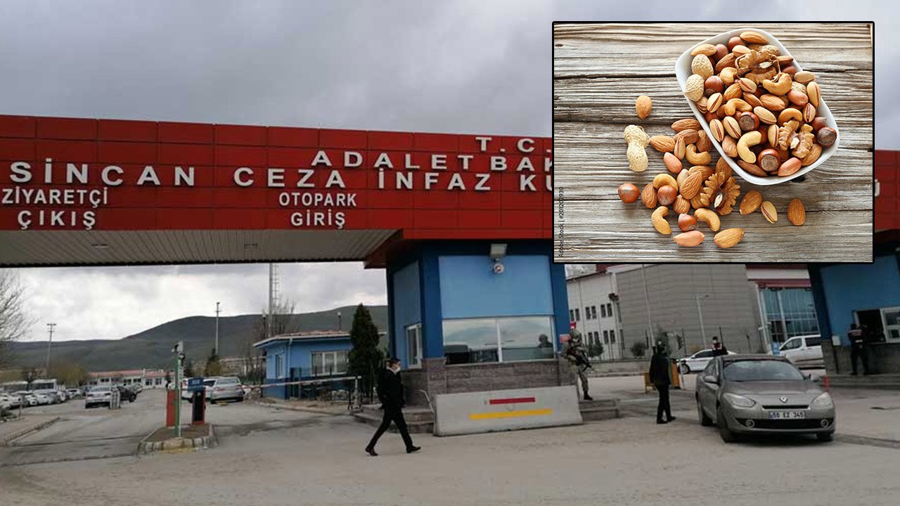 Sincan Cezaevi 10 ton kaju, badem, ceviz içi, fındık alacak