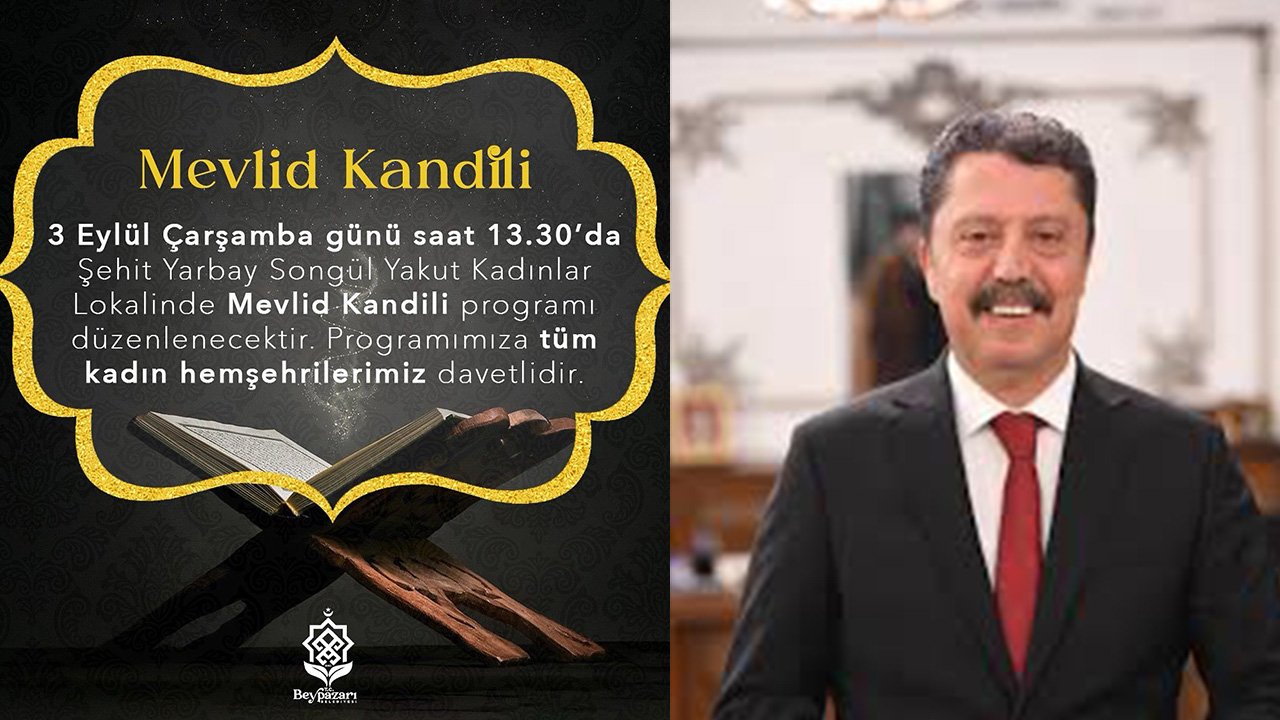 CHP’li Belediye'den Mevlid Kandili programı: Tüm kadınlar davetlidir