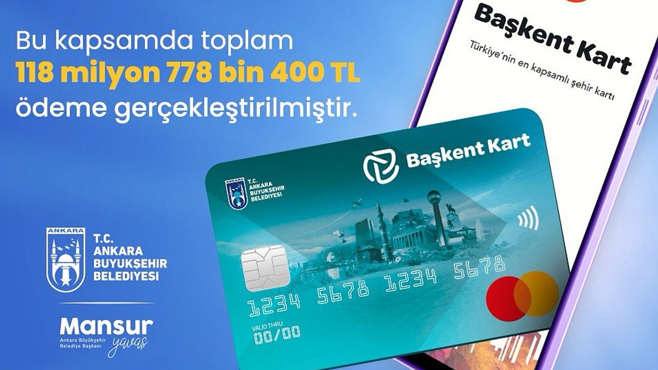 Ankara'da sosyal destek alan ailelere nakit desteği verildi