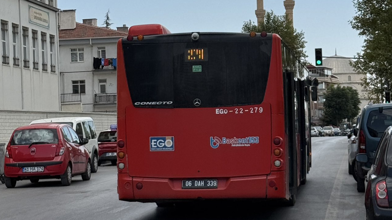 Ankara'da durakta durmayan EGO şoförüne soruşturma açıldı