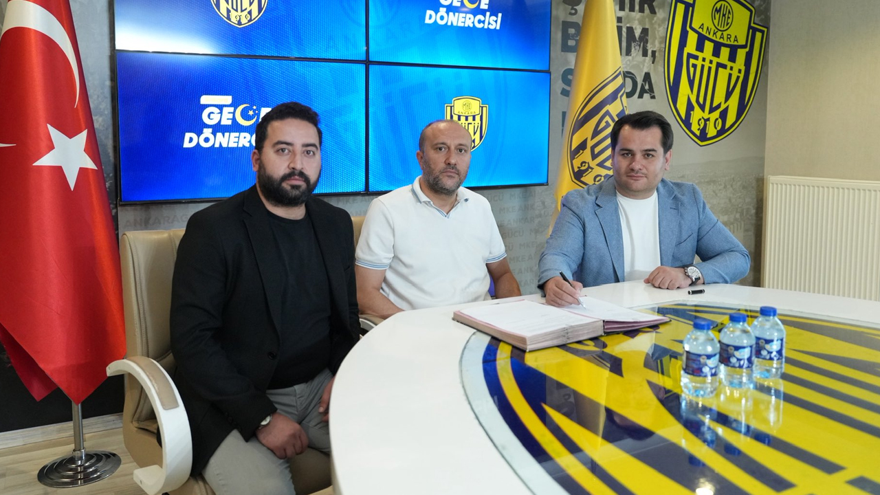Ankaragücü Gece Dönercisi ile sponsorluk anlaşması yaptı