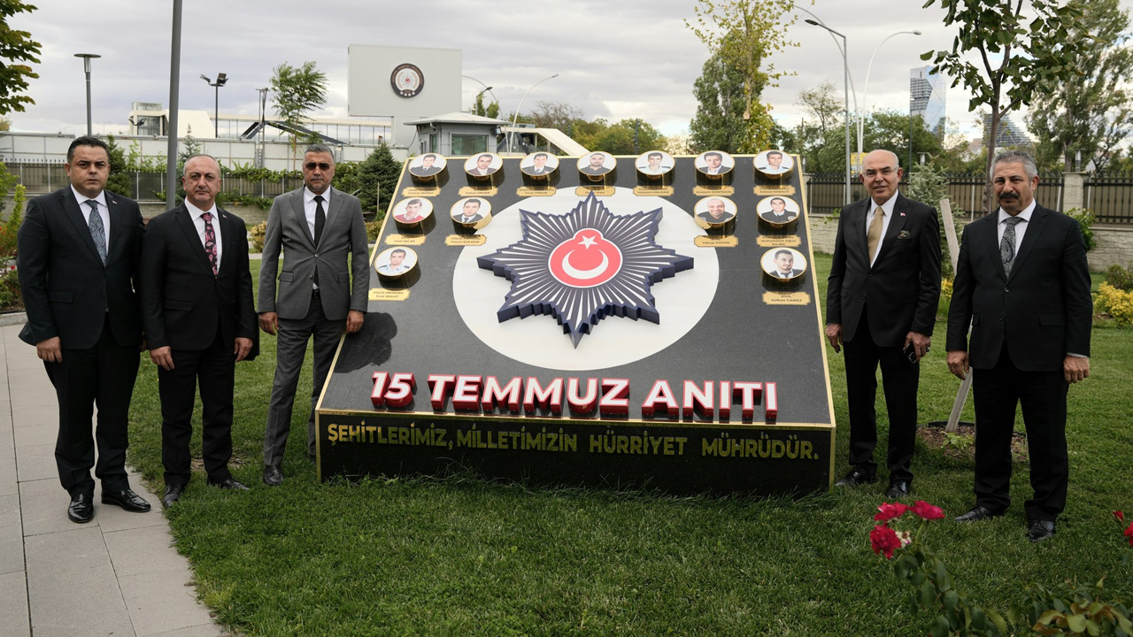 MHP Ankara teşkilatı Emniyet Müdürü’nü makamında ziyaret etti