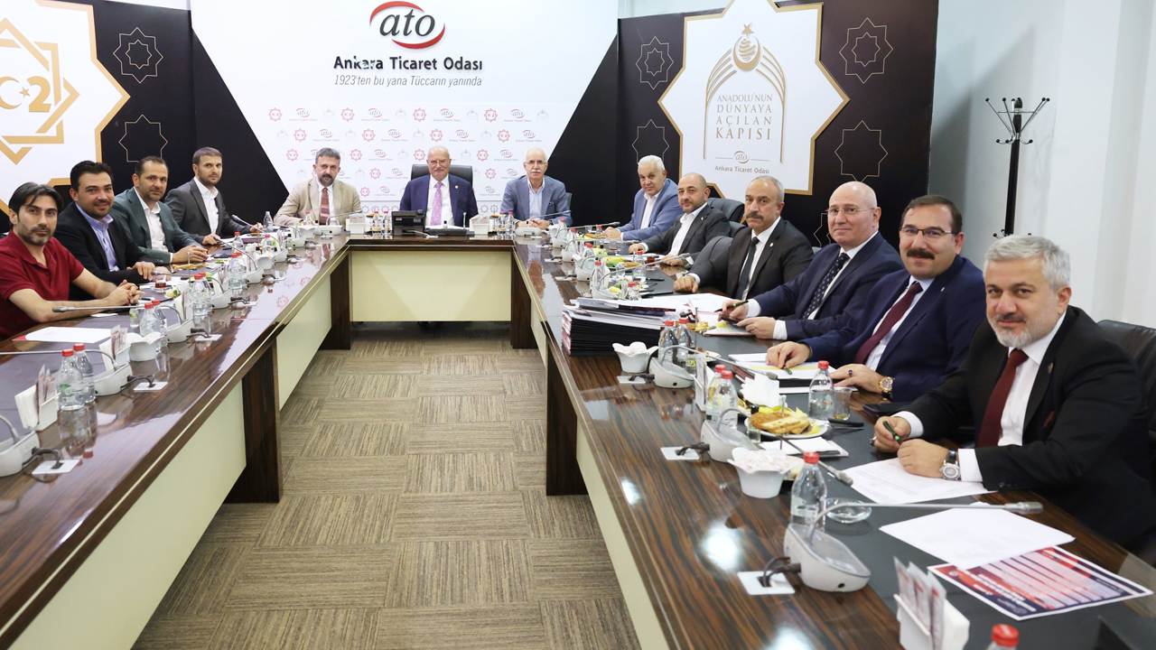 Ankara Ticaret Odası'nda yönetim kurulu toplandı: Sorunlar konuşuldu