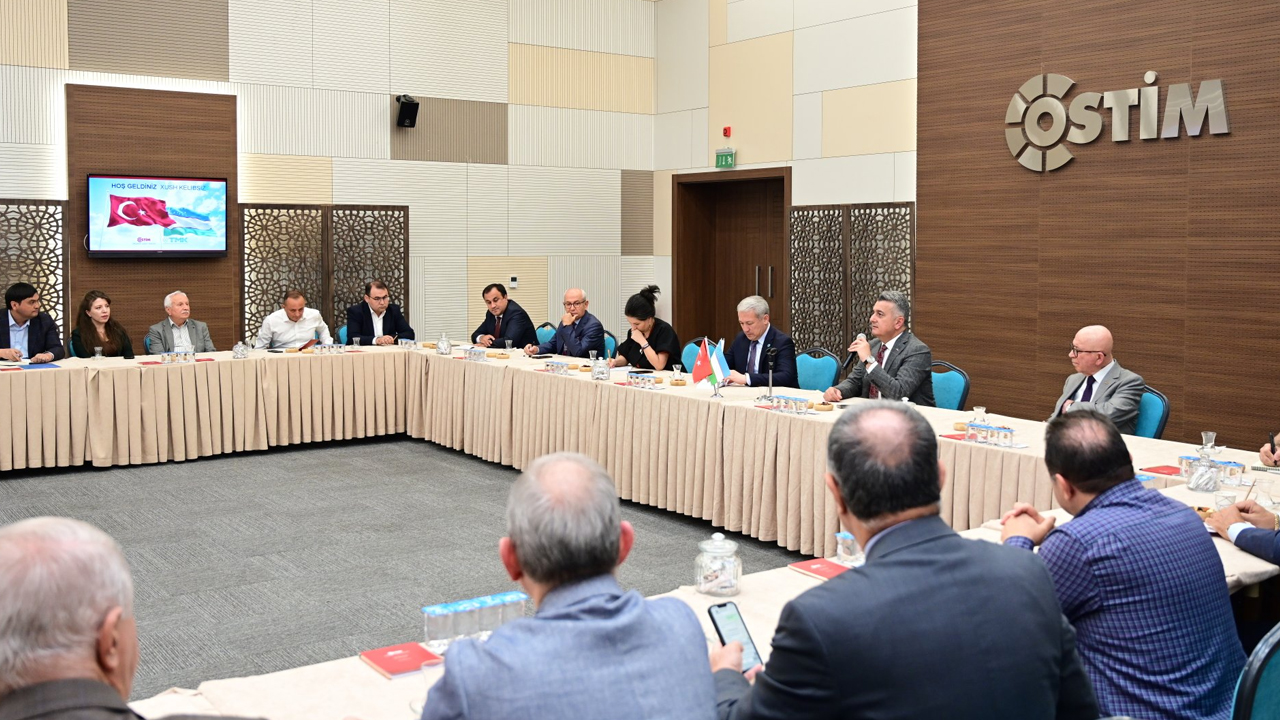 Özbek iş insanları Ankara'ya geldi: Ostim'de savunma zirvesi
