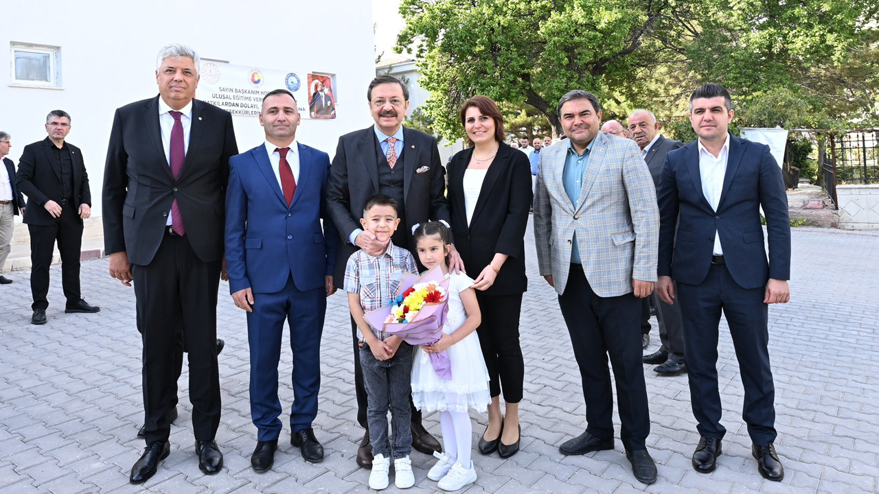 Ankara'dan Kırşehir Mucur'a destek: TOBB başkanı anaokulu yaptırdı