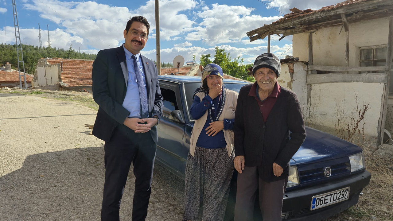 Bala Kaymakamı Ali Yıldırım ilçedeki yaşlıları ziyaret etti