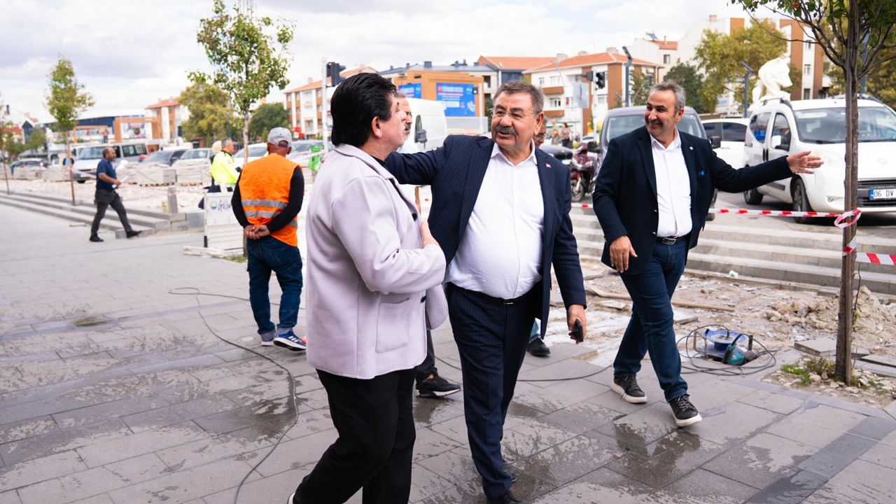 Gölbaşı Ankara Caddesi’nde trafik sorunu çözülüyor