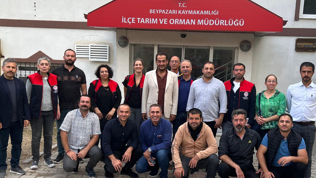 Beypazarı, Ayaş, Güdül ve Nallıhan'da tarım personeline bilgi verildi