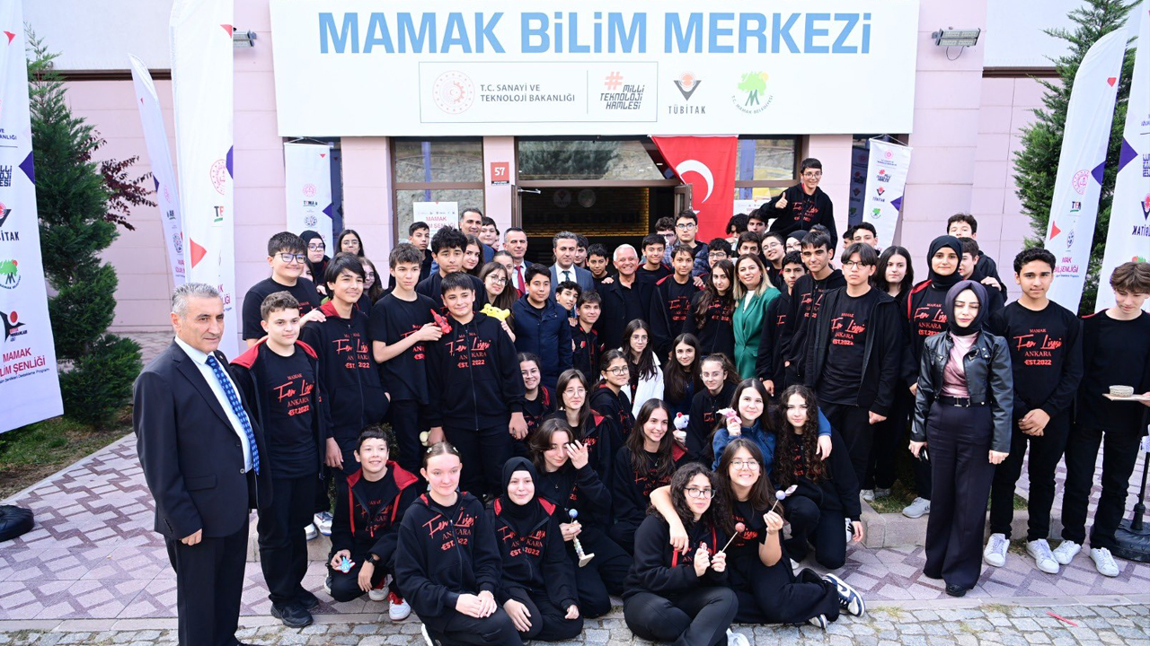 Mamak Bilim Şenliği ilk gününde yoğun ilgi gördü