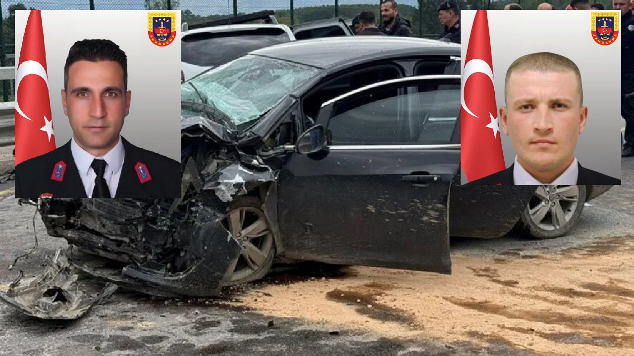 Sakarya'dan acı haber: Kaza sonucu 2 Jandarma personeli şehit oldu