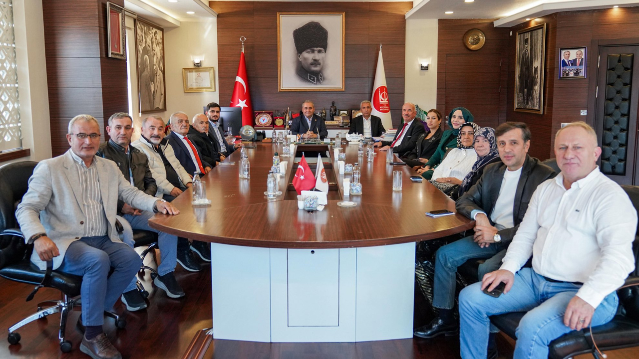 Sinoplular Keçiören'de: Başkanlık makamında ağırlandılar