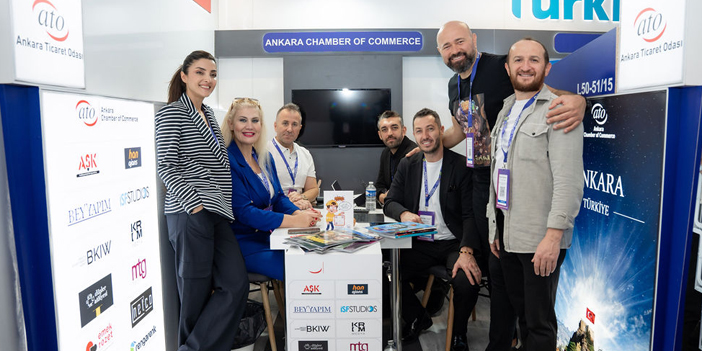 Ankaralı iş insanları Fransa'nın Cannes şehrine stand açtı