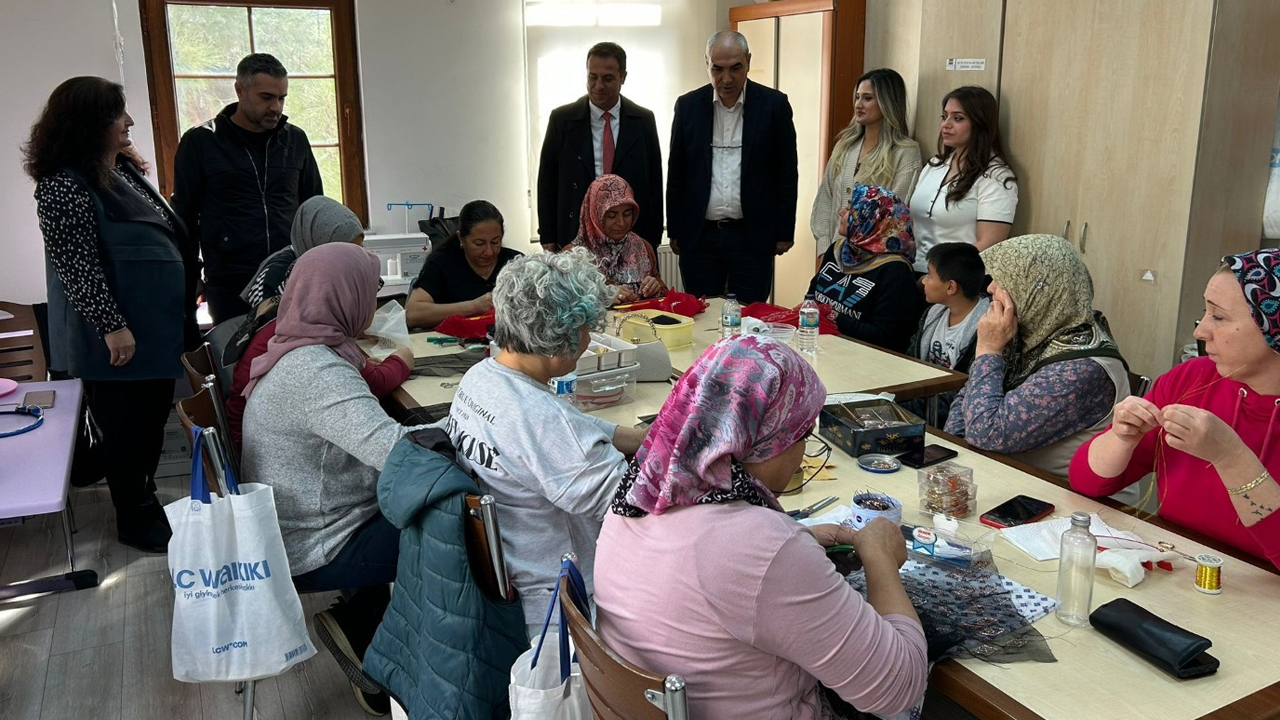 Beypazarı'nda kadınlar evde oturmuyor: Kurslara yoğun ilgi var