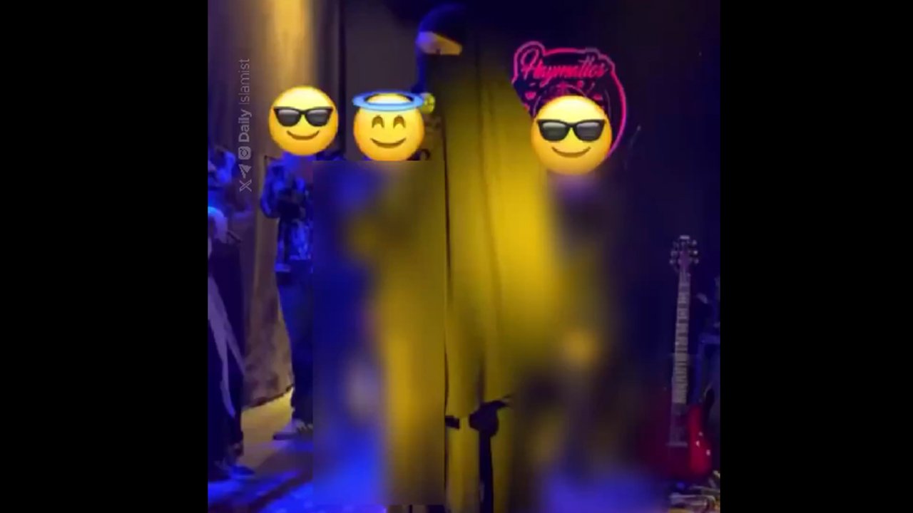 Çankaya'daki içkili mekanda 'çarşaflı kadın' skandalı