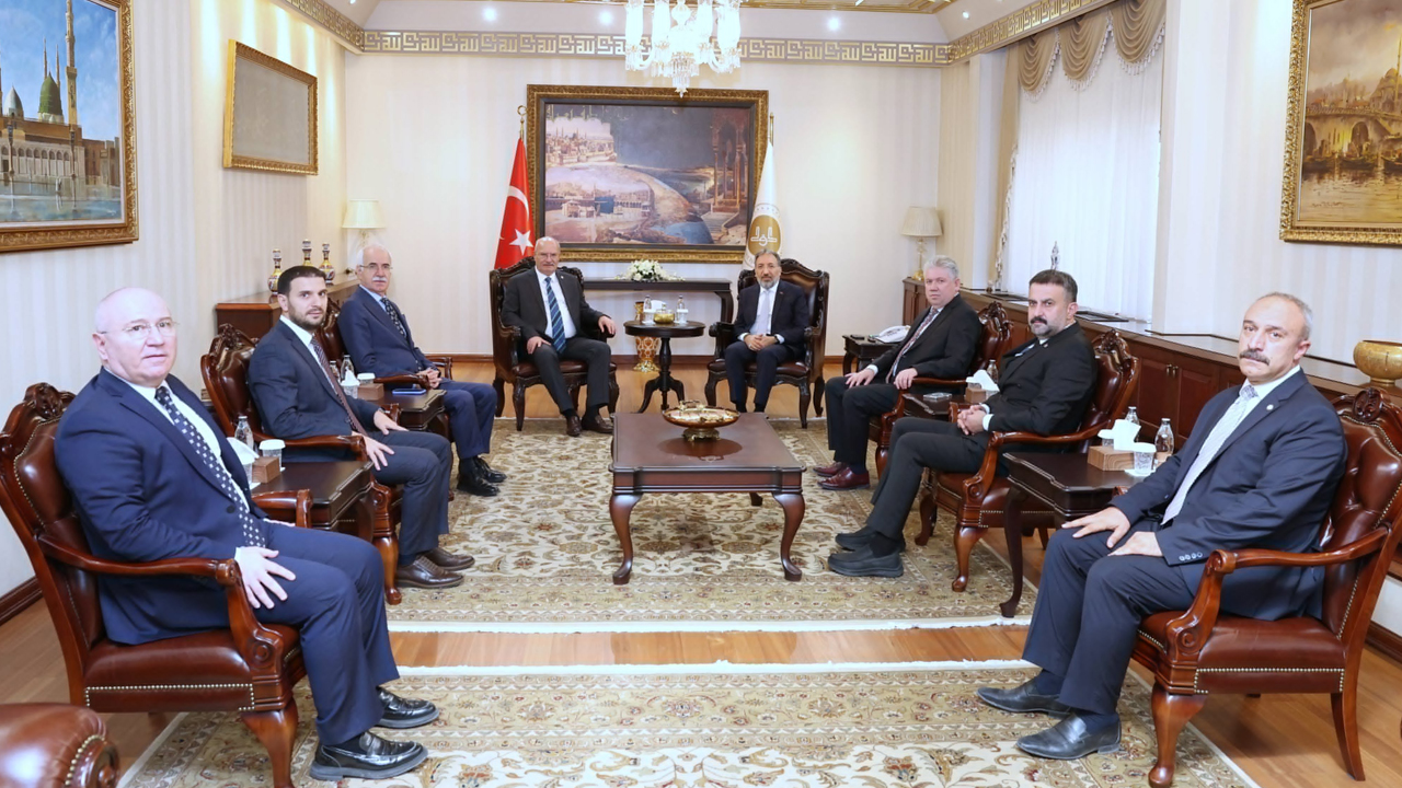 Ankara'da yeni Diyanet İşleri Başkanı Arpaguş’a hayırlı olsun ziyareti