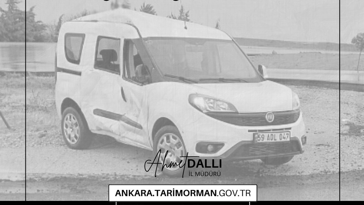 Ankara İl Tarım Müdürlüğü personelleri trafik kazası geçirdi