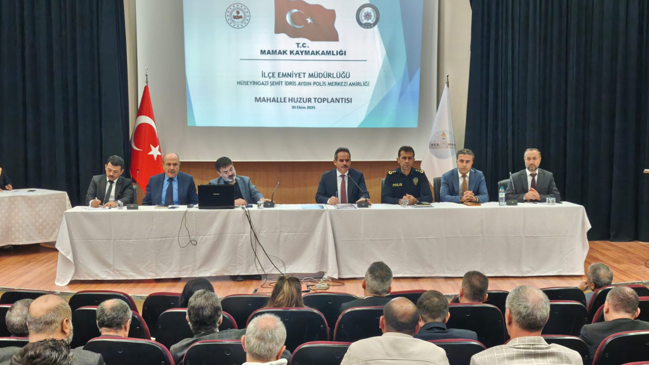Mamak’ta tek gündem asayiş: Kaymakam polis şeflerini topladı