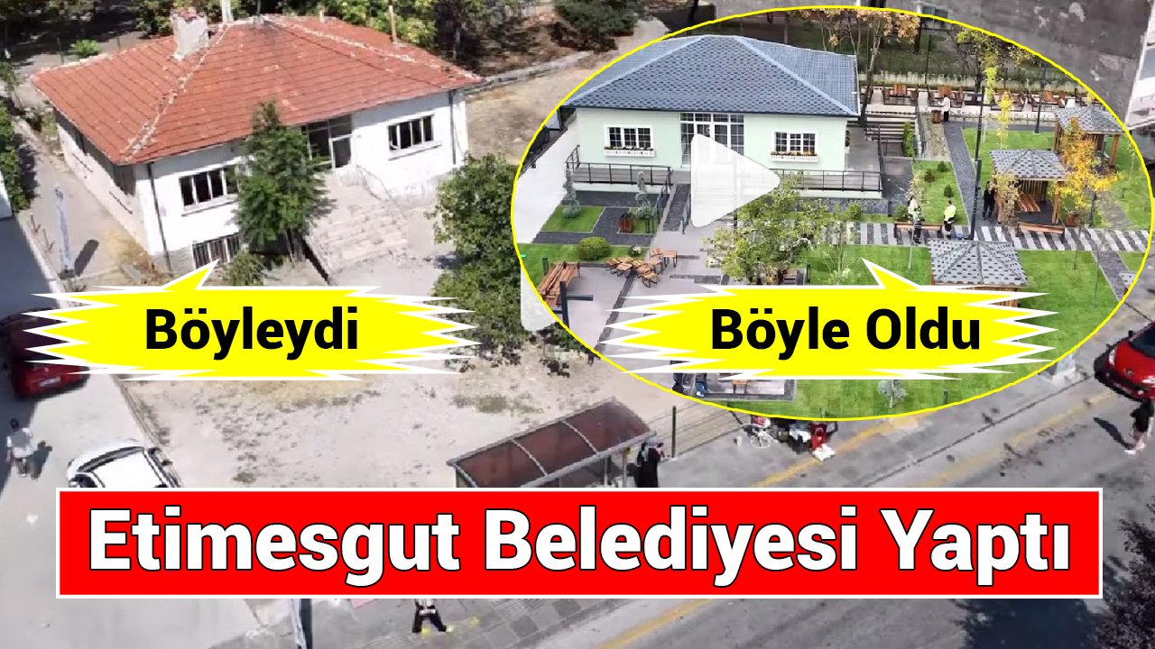 Etimesgut Belediyesi yaptı: Atıl bina kent lokantası oldu