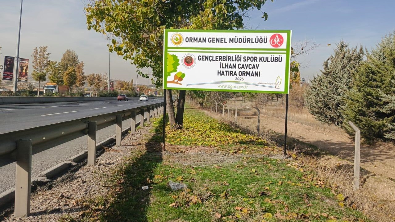 Ankara Sabancı Bulvarı'na İlhan Cavcav Hatıra Ormanı yapıldı