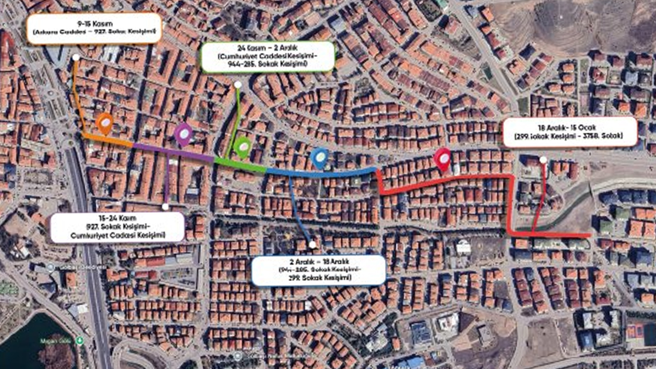 Ankara Cemal Gürsel Caddesi 42 gün boyunca kapatılacak