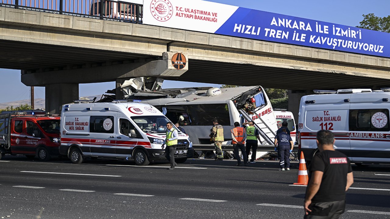 Ankara Polatlı'da feci kaza; 9 ölü: Şoför uyumuş olabilir